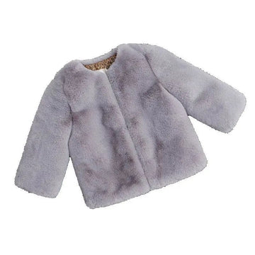 Children Fur Coat Girls And Boys Winter Jacket Toddlers